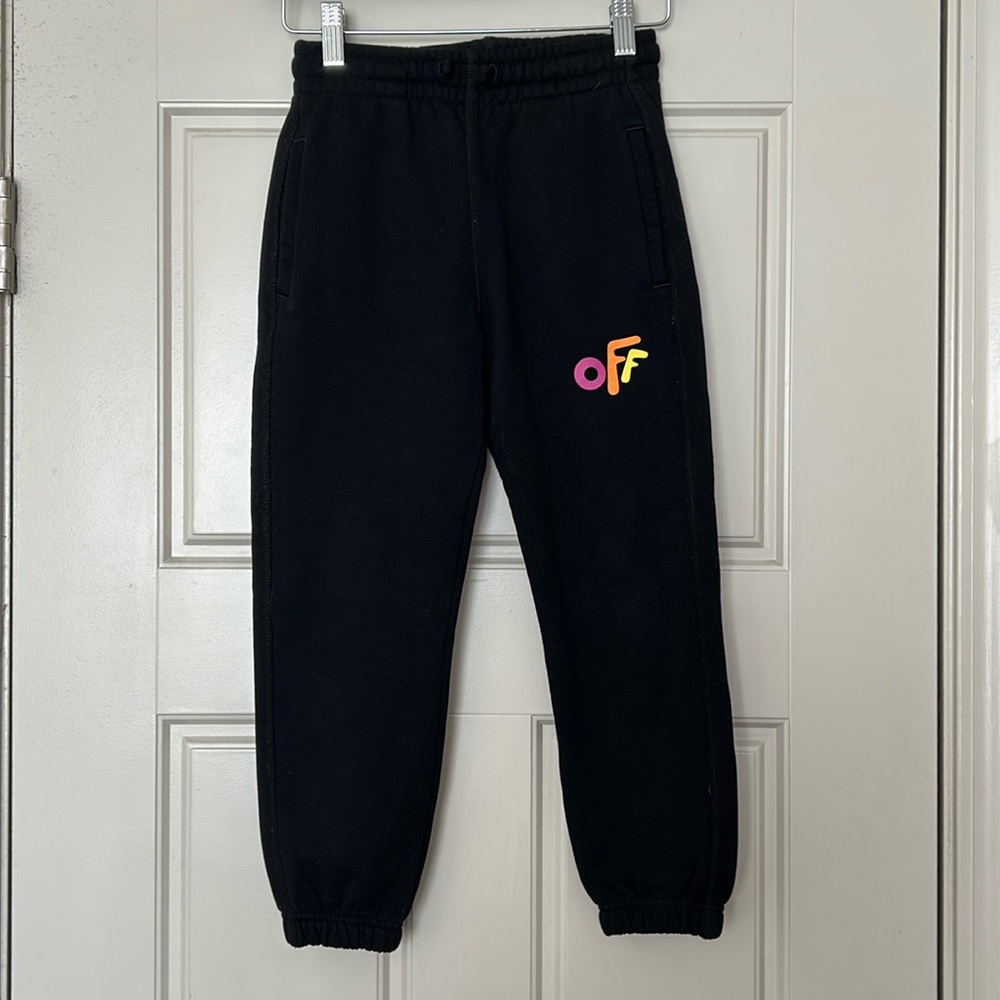 Kids Off White Joggers size 6